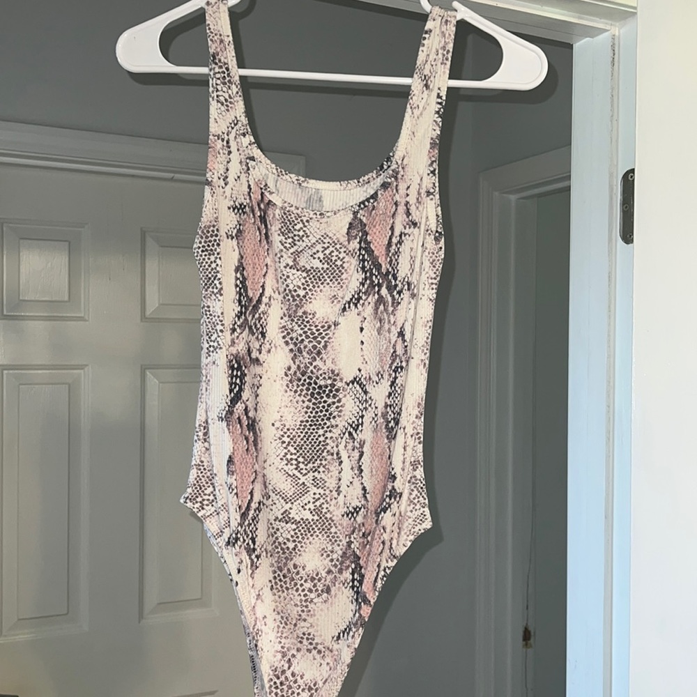 Snakeskin bodysuit